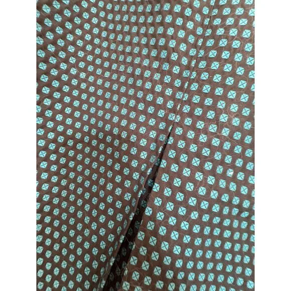 Ann Taylor LOFT NWT Skirt Sz 10 • Blue Black Geometric A-line Work wear - Picture 5 of 6